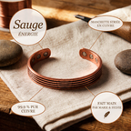 Bracelet en cuivre Sauge de Marie & Sylvie