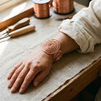 Bracelet en cuivre Spirale de Marie & Sylvie