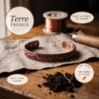 Bracelet en cuivre Terre de Marie & Sylvie