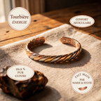 Bracelet en cuivre Tourbière de Marie & Sylvie