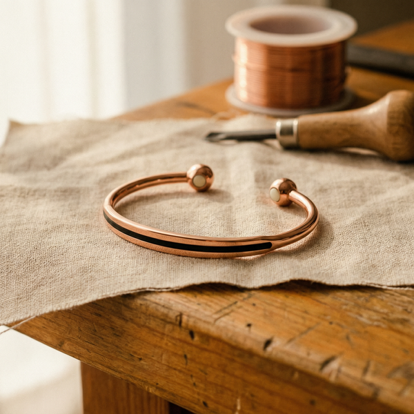 Bracelet en cuivre Veine de Marie & Sylvie