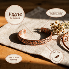 Bracelet en cuivre Vigne de Marie & Sylvie