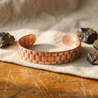 Bracelet en cuivre pour homme Minerai de Marie & Sylvie