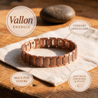 Bracelet en cuivre pour homme Vallon de Marie & Sylvie