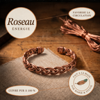 Chaîne de cheville en cuivre Roseau de Marie & Sylvie