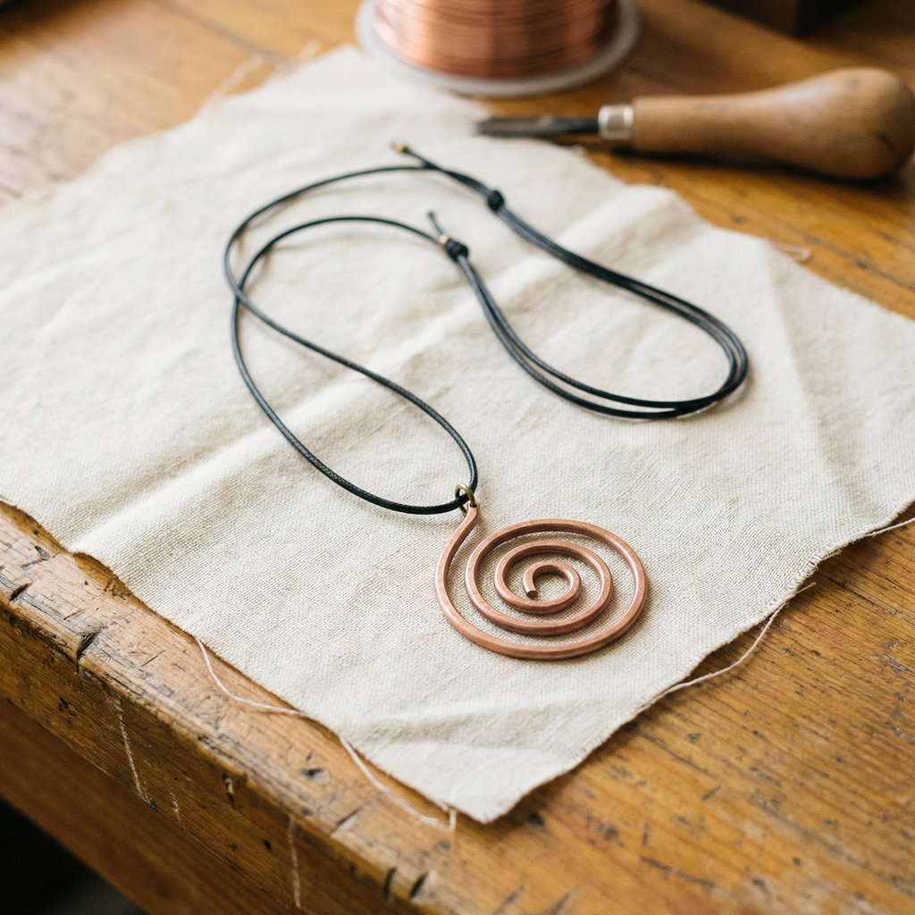 Collier en cuivre Causse de Marie & Sylvie