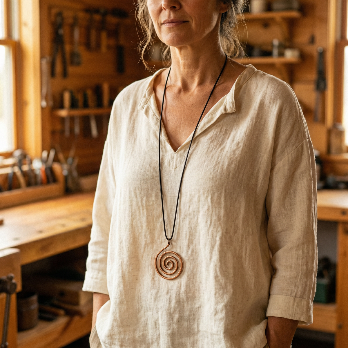 Collier en cuivre Causse de Marie & Sylvie