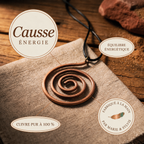 Collier en cuivre Causse de Marie & Sylvie