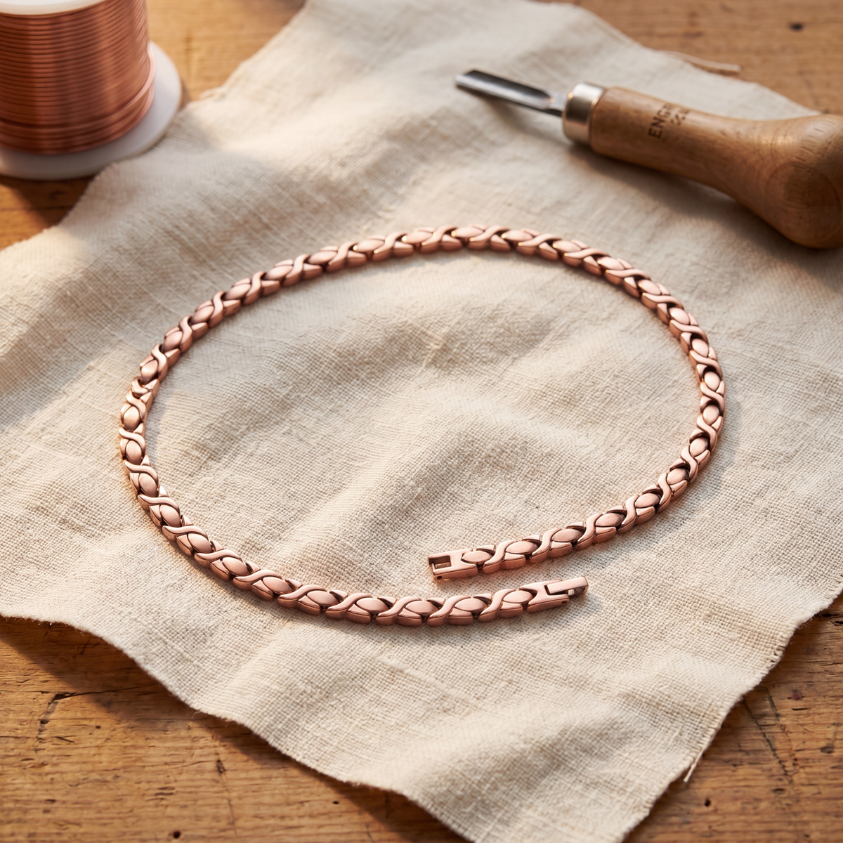 Collier en cuivre Cèdre de Marie & Sylvie
