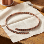 Collier en cuivre Voile de Marie & Sylvie