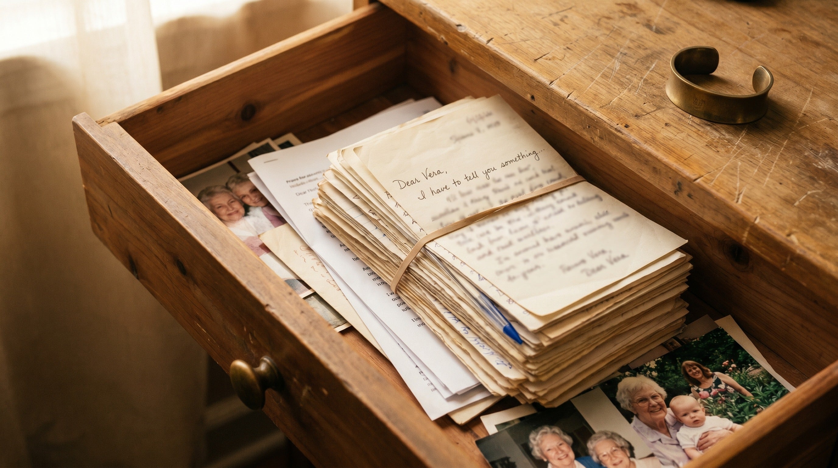 Le tiroir où je garde les lettres