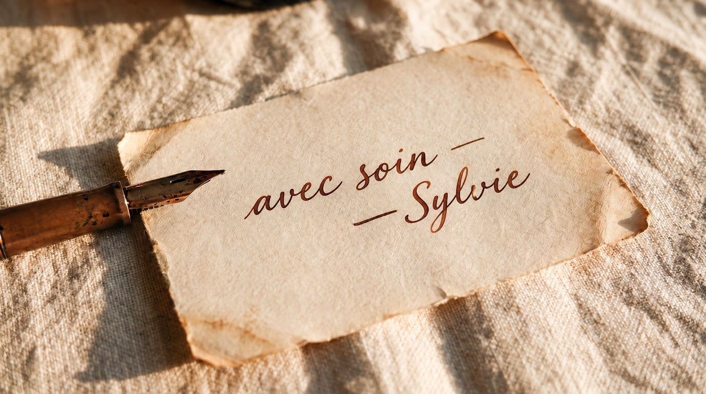 La signature manuscrite de Sylvie