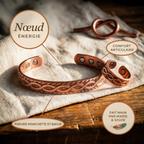 Parure en cuivre Nœud de Marie & Sylvie